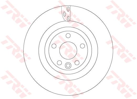 Tarcza hamulcowa TRW DF6706S