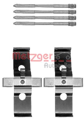 Zestaw akcesoriów montażowych  klocków hamulcowych METZGER 109-1796