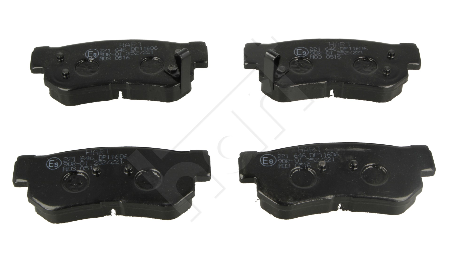 Klocki hamulcowe HART 221 646