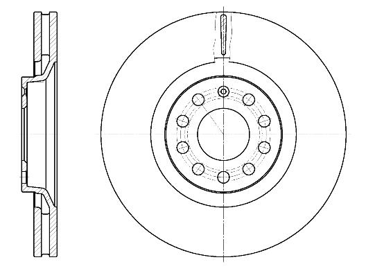Tarcza hamulcowa REMSA 6730.10