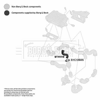 Przewód powietrza doładowującego BORG & BECK BTH1118