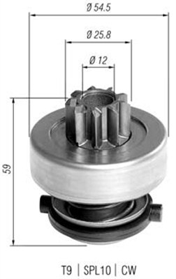 Bendiks rozrusznika MAGNETI MARELLI 940113020372