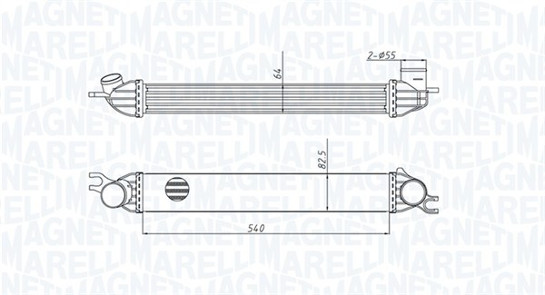Chłodnica powietrza intercooler MAGNETI MARELLI 351319204290