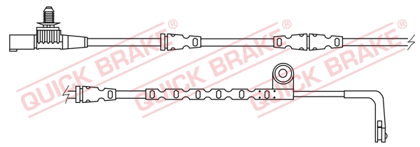 Czujnik zużycia klocków QUICK BRAKE WS 0278 A