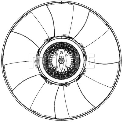Wentylator MAHLE CFF 492 000P