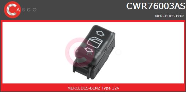 Przełącznik podnośnika szyby CASCO CWR76003AS