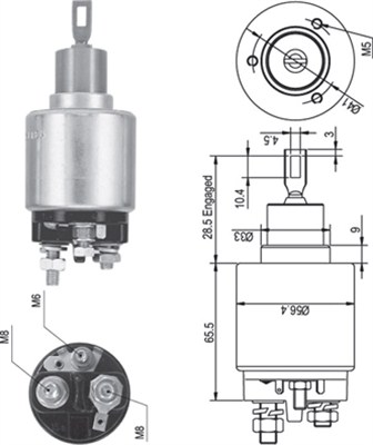 Elektromagnes rozrusznika MAGNETI MARELLI 940113050344