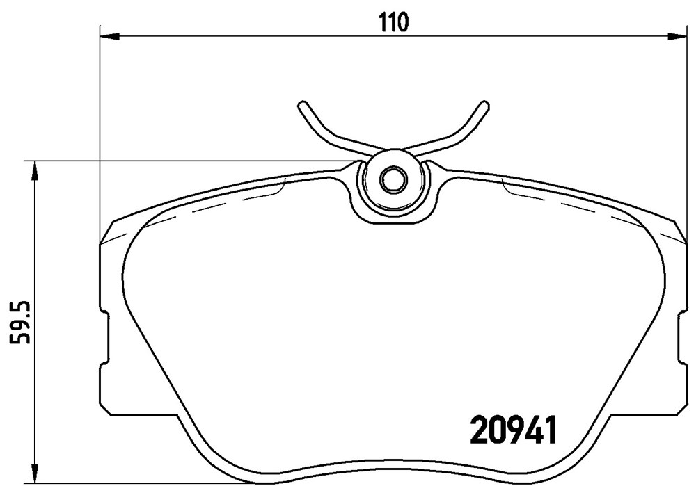 Klocki hamulcowe BREMBO P 50 008
