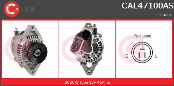 Alternator CASCO CAL47100AS