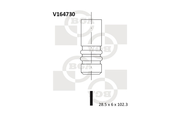 Zawór ssący BGA V164730