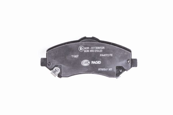 Klocki hamulcowe HELLA 8DB 355 014-231