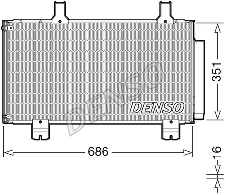 Skraplacz klimatyzacji DENSO DCN40028