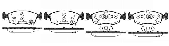 Klocki hamulcowe REMSA 0172.50