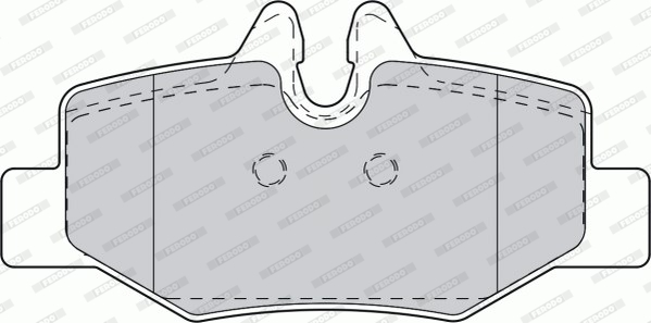 Klocki hamulcowe FERODO FVR1494