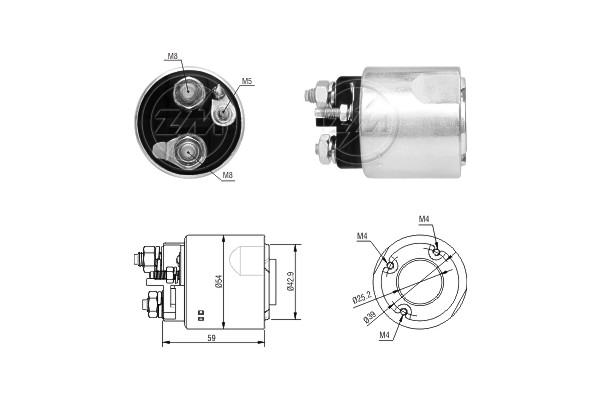 Elektromagnes rozrusznika ERA ZM6492