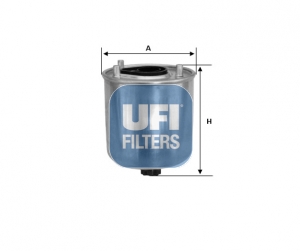 Filtr paliwa UFI 24.128.00