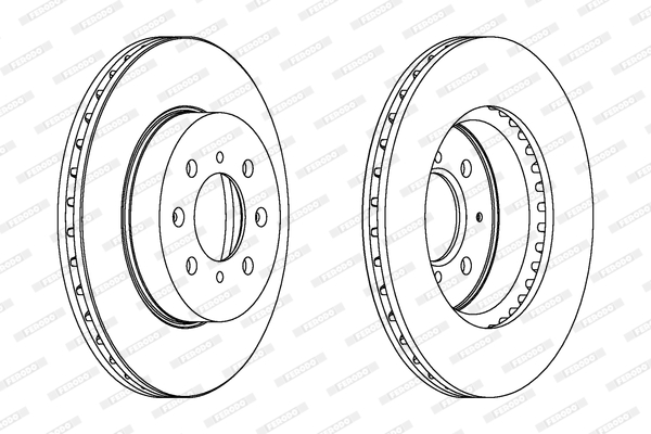 Tarcza hamulcowa FERODO DDF492C