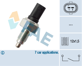 Włącznik świateł cofania FAE 40756