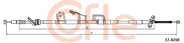 Linka hamulca ręcznego COFLE 17.4218