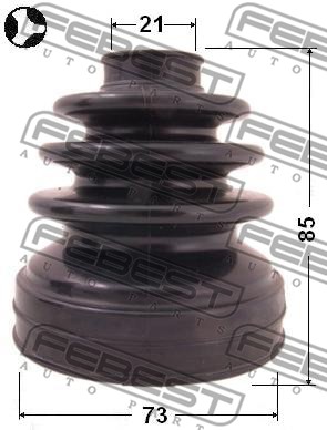 Zestaw osłon FEBEST 0215-B10RS