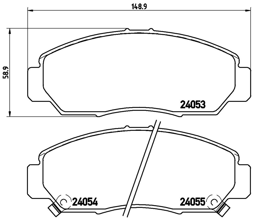 Klocki hamulcowe BREMBO P 28 047