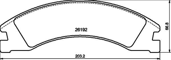 Klocki hamulcowe TEXTAR 2619201