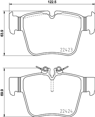 Klocki hamulcowe HELLA PAGID 8DB 355 024-991