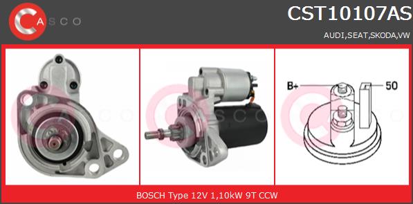 Rozrusznik CASCO CST10107AS