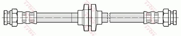 Przewód hamulcowy elastyczny TRW PHA298