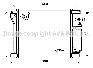 Skraplacz klimatyzacji AVA QUALITY COOLING DN5401D