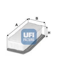 Filtr powietrza UFI 30.A16.00