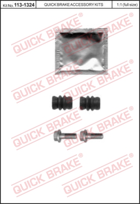 Zestaw naprawczy zacisk hamulcowy QUICK BRAKE 113-1324