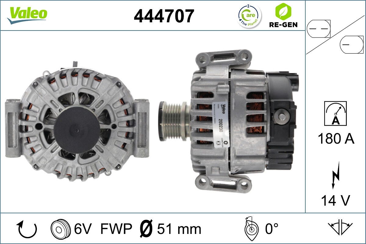 Alternator VALEO 444707