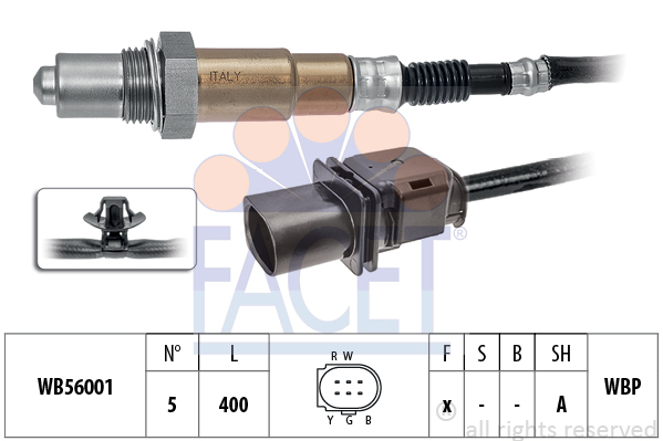 Sonda lambda FACET 10.8403