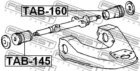 Tuleja wahacza FEBEST TAB-145