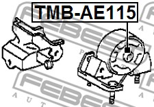 Poduszka silnika FEBEST TMB-AE115
