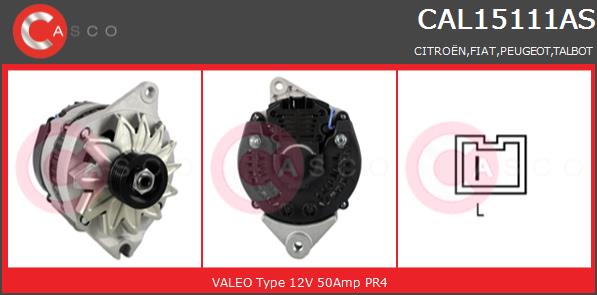 Alternator CASCO CAL15111AS