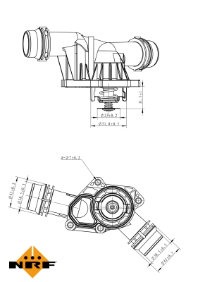 Termostat NRF 725044