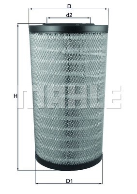 Filtr powietrza MAHLE LX 3753
