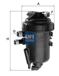 Filtr paliwa UFI 55.114.00