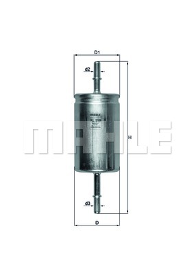 Filtr paliwa KNECHT KL 559