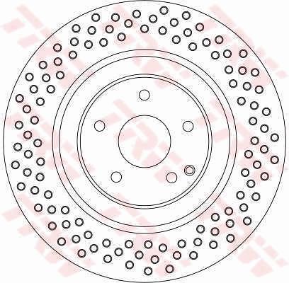 Tarcza hamulcowa TRW DF4341S