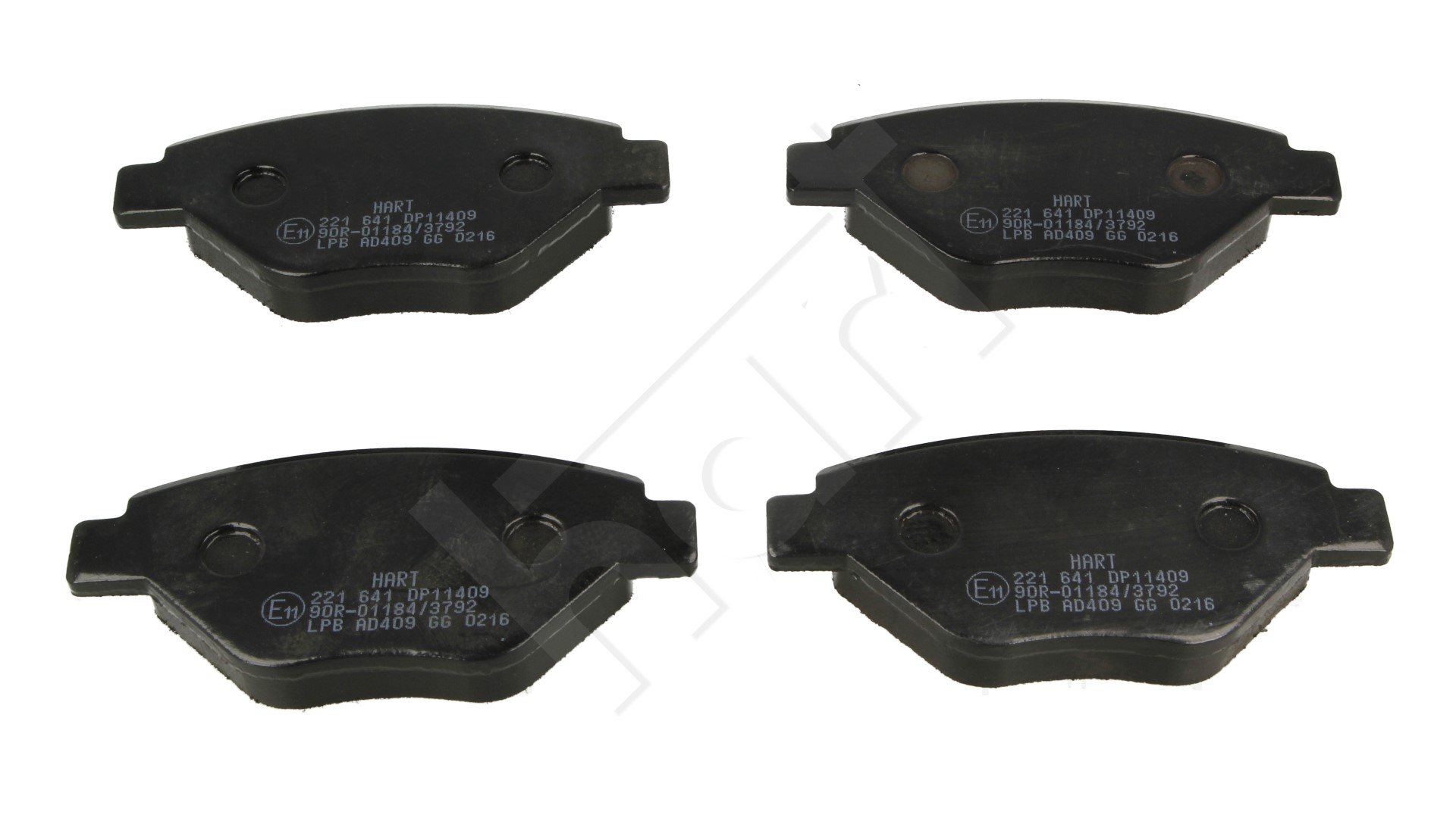 Klocki hamulcowe HART 221 641