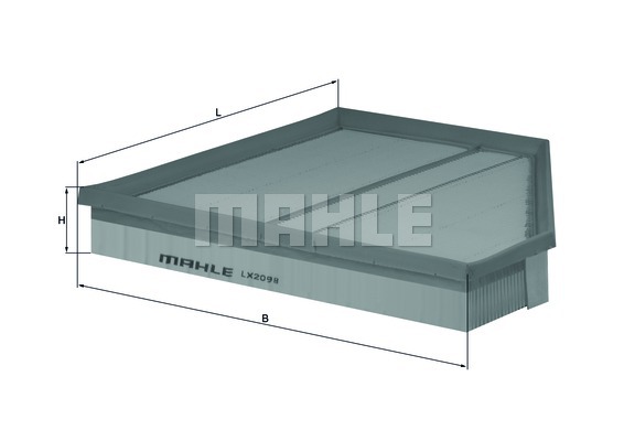 Filtr powietrza MAHLE LX 2098