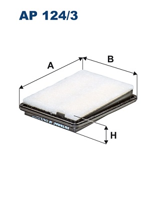 Filtr powietrza FILTRON AP 124/3