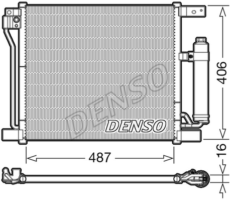 Skraplacz klimatyzacji DENSO DCN46021