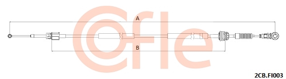 Linka dźwigni zmiany biegów COFLE 92.2CB.FI003