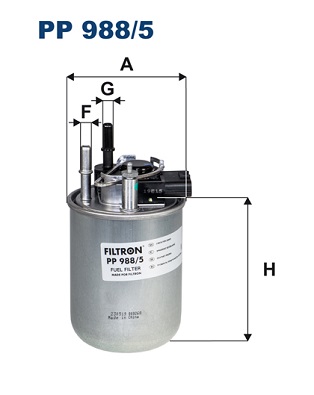 Filtr paliwa FILTRON PP 988/5