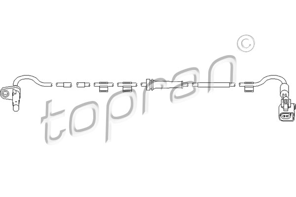 Czujnik ABS TOPRAN 303 960