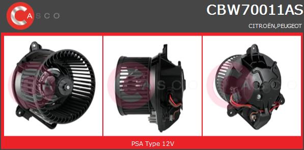 Wentylator wnętrza CASCO CBW70011AS